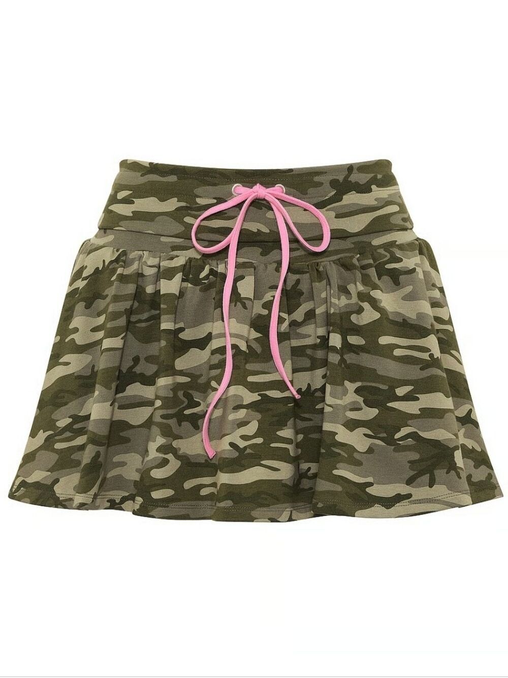 VS PINK All-Day Cotton Foldover Flirty Mini Skort Sz Med
